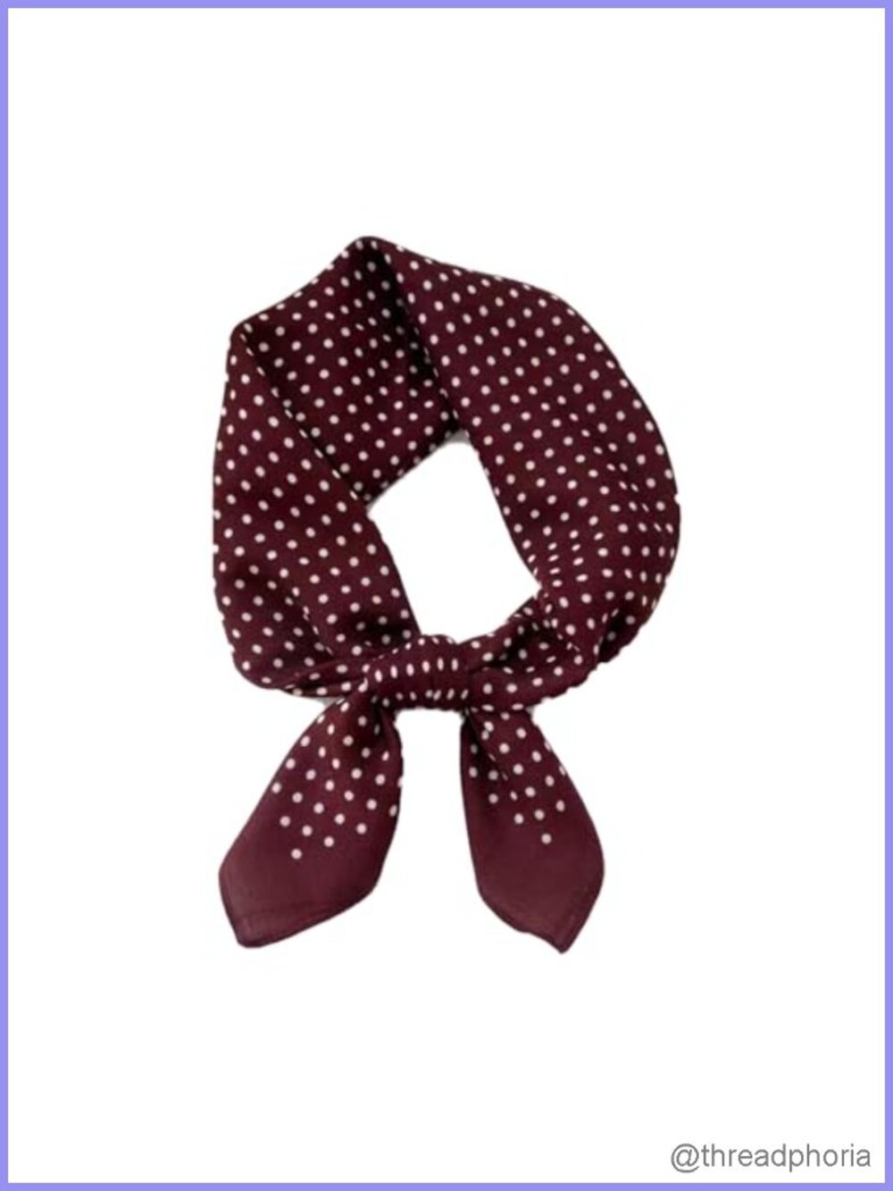 Silky Square Scarf for Women, Polka Dot Satin Neck Scarf, Versatile Head Scarf
